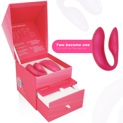 VIBRADOR WE VIBE CHORUS CASAIS COM SQUEEZE CONTROL - ROSA - D-223285 - Dona Pimenta