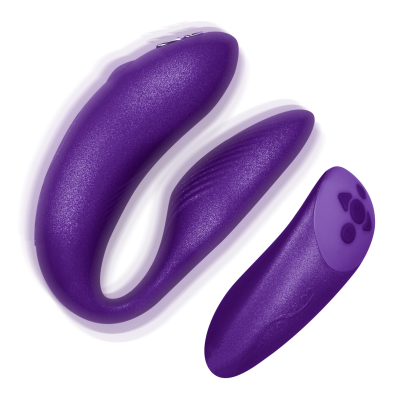 VIBRADOR WE VIBE CHORUS CASAIS COM SQUEEZE CONTROL - ROXO - D-223286 - Dona Pimenta