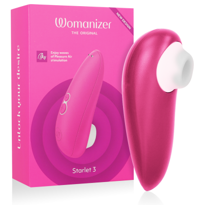 WOMANIZER - STARLET 3 ESTIMULADOR CLITORIAL ROSA - D-235667 - Dona Pimenta