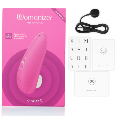 WOMANIZER - STARLET 3 ESTIMULADOR CLITORIAL ROSA - D-235667 - Dona Pimenta