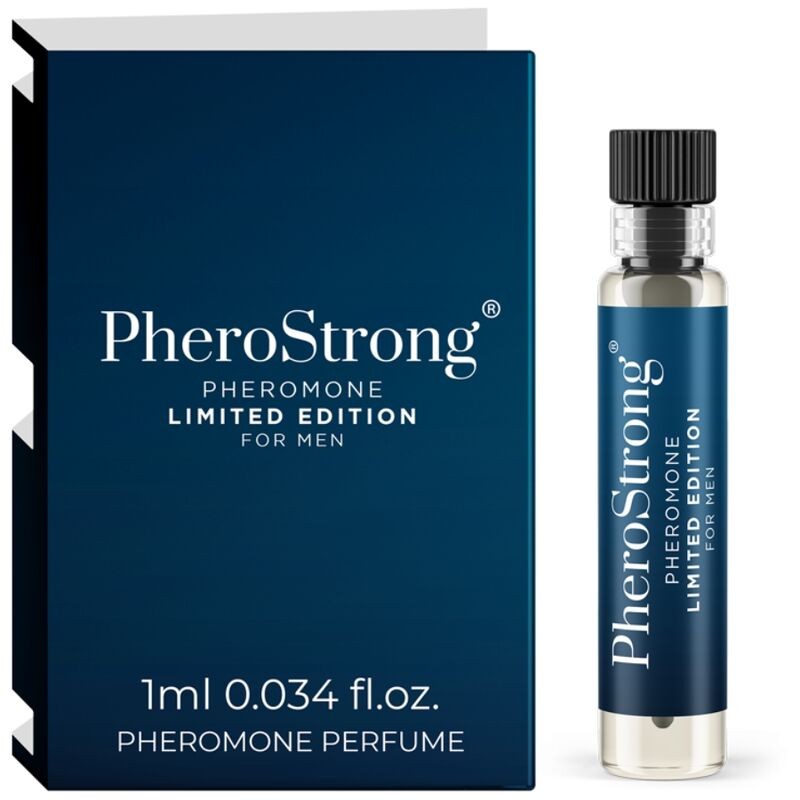 PHEROSTRONG - PERFUME DE FEROMONAS EDIO LIMITADA PARA HOMENS 1 ML - D-240052 - Dona Pimenta