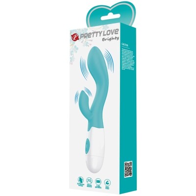 PRETTY LOVE - VIBRADOR BRILHANTE G-SPOT AQUA VERDE - D-239762 - Dona Pimenta