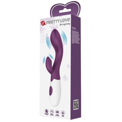 PRETTY LOVE - VIBRADOR G-SPOT BRILHANTE ROXO - D-239763 - Dona Pimenta