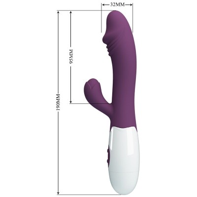 PRETTY LOVE - VIBRADOR SNAPPY G-SPOT ROXO - D-239766 - Dona Pimenta