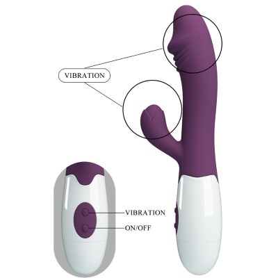 PRETTY LOVE - VIBRADOR SNAPPY G-SPOT ROXO - D-239766 - Dona Pimenta