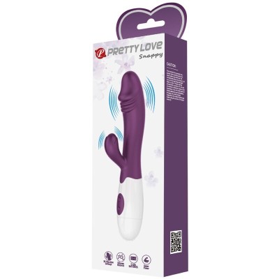 PRETTY LOVE - VIBRADOR SNAPPY G-SPOT ROXO - D-239766 - Dona Pimenta