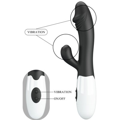 PRETTY LOVE - VIBRADOR SNAPPY G-SPOT PRETO - D-239767 - Dona Pimenta