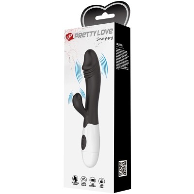 PRETTY LOVE - VIBRADOR SNAPPY G-SPOT PRETO - D-239767 - Dona Pimenta