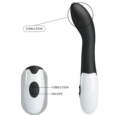 PRETTY LOVE - BISHOP VIBRADOR G-SPOT 30 MODOS PRETO - D-239768 - Dona Pimenta