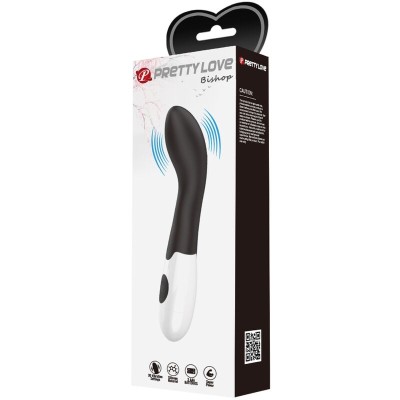 PRETTY LOVE - BISHOP VIBRADOR G-SPOT 30 MODOS PRETO - D-239768 - Dona Pimenta