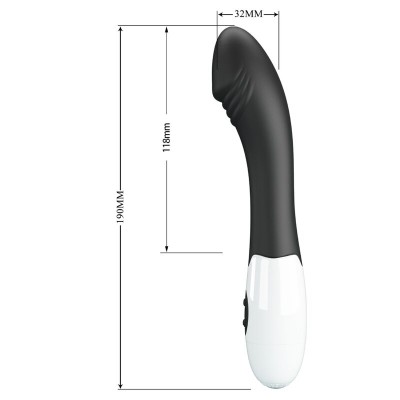 PRETTY LOVE - ELEMENTAL VIBRADOR G-SPOT 30 MODOS PRETO - D-239779 - Dona Pimenta