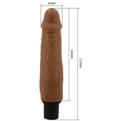 PRETTY LOVE - WALDORF VIBRADOR REALÍSTICO 18 CM -O- 4 CM - D-239784 - Dona Pimenta