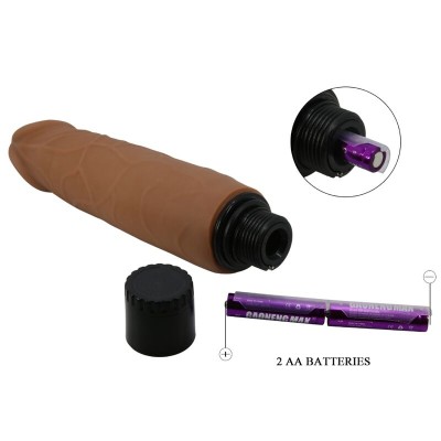 PRETTY LOVE - WALDORF VIBRADOR REALÍSTICO 18 CM -O- 4 CM - D-239784 - Dona Pimenta