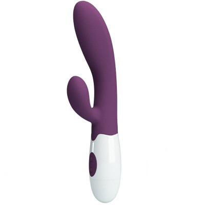 PRETTY LOVE - ALVIS VIBRADOR COELHO E PONTO G ROXO - D-239769 - Dona Pimenta