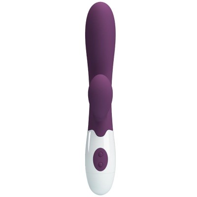 PRETTY LOVE - ALVIS VIBRADOR COELHO E PONTO G ROXO - D-239769 - Dona Pimenta