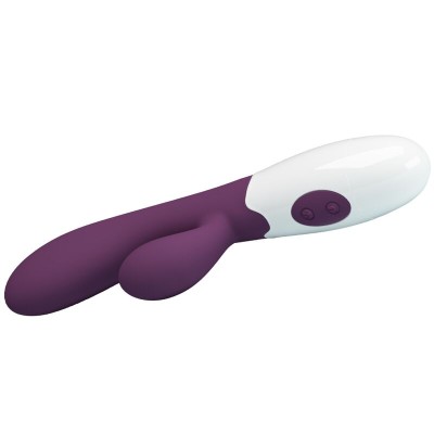 PRETTY LOVE - ALVIS VIBRADOR COELHO E PONTO G ROXO - D-239769 - Dona Pimenta