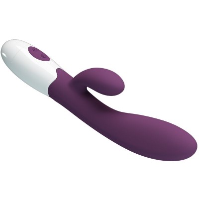 PRETTY LOVE - ALVIS VIBRADOR COELHO E PONTO G ROXO - D-239769 - Dona Pimenta