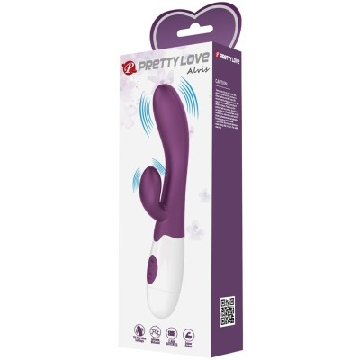 PRETTY LOVE - ALVIS VIBRADOR COELHO E PONTO G ROXO - D-239769 - Dona Pimenta