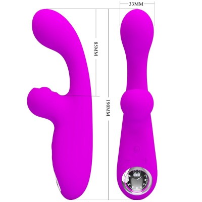 PRETTY LOVE - SKYLAR VIBRADOR ESTIMULADOR ROXO - D-239752 - Dona Pimenta