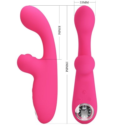 PRETTY LOVE - SKYLAR VIBRADOR ESTIMULADOR ROSA - D-239753 - Dona Pimenta