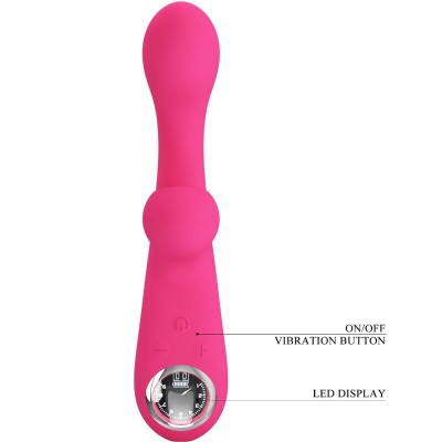 PRETTY LOVE - SKYLAR VIBRADOR ESTIMULADOR ROSA - D-239753 - Dona Pimenta