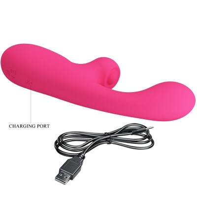 PRETTY LOVE - SKYLAR VIBRADOR ESTIMULADOR ROSA - D-239753 - Dona Pimenta