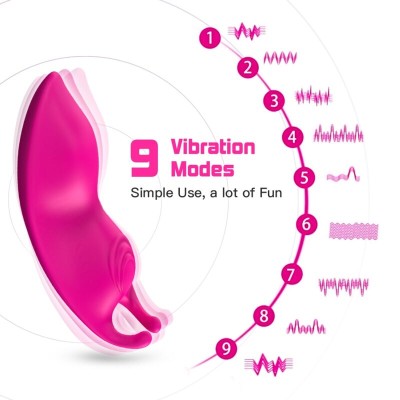 ARMONY - MEL BEE WEARABLE CALÇAS VIBRADOR G-SPOT CONTROLE REMOTO FÚCSIA - D-237999 - Dona Pimenta