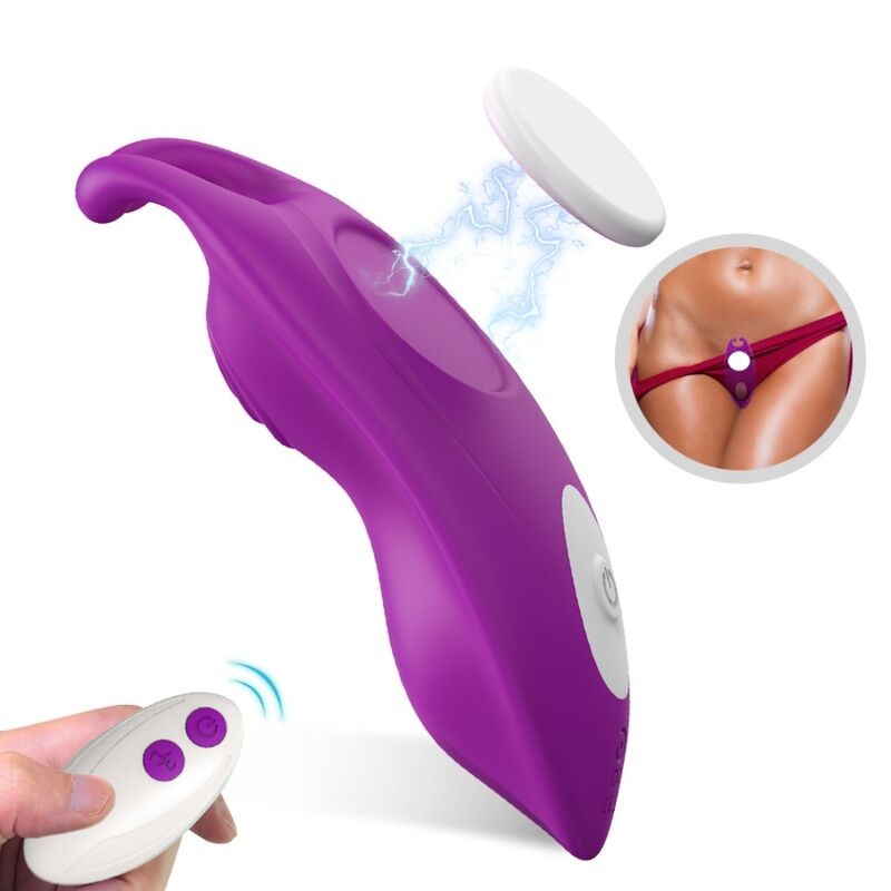 ARMONY - HONEYBEE WEARABLE CALÇAS VIBRADOR G-SPOT CONTROLE REMOTO ROXO - D-238000 - Dona Pimenta