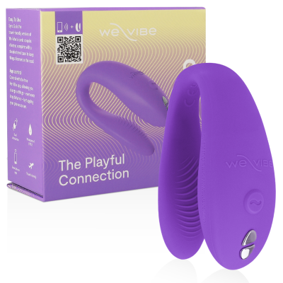 WE-VIBE - SYNC GO ESTIMULADOR DUPLO VIOLETA - D-238121 - Dona Pimenta