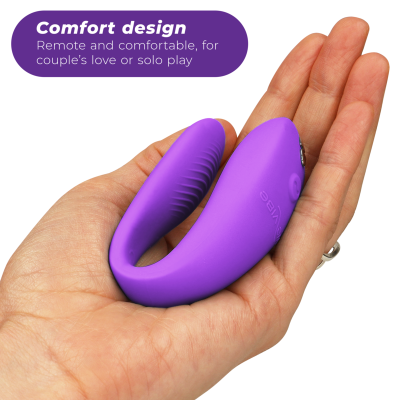 WE-VIBE - SYNC GO ESTIMULADOR DUPLO VIOLETA - D-238121 - Dona Pimenta