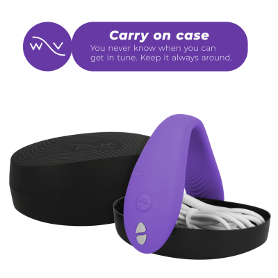 WE-VIBE - SYNC GO ESTIMULADOR DUPLO VIOLETA - D-238121 - Dona Pimenta