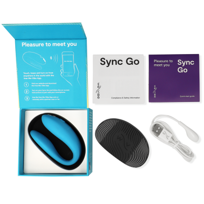 WE-VIBE - SYNC GO ESTIMULADOR DUPLO VIOLETA - D-238121 - Dona Pimenta