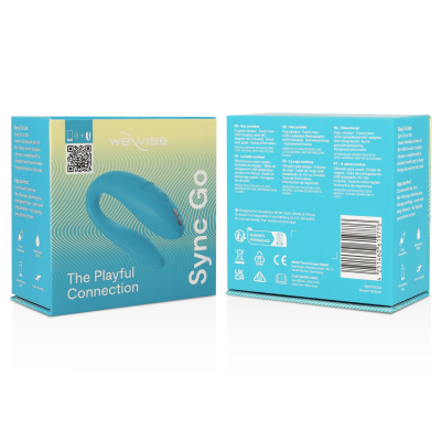 WE-VIBE - SYNC GO ESTIMULADOR DUPLO VIOLETA - D-238121 - Dona Pimenta