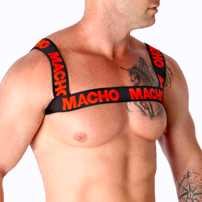 MACHO - ARNÊS DUPLO VERMELHO - D-236850 - Dona Pimenta