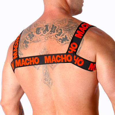 MACHO - ARNÊS DUPLO VERMELHO - D-236850 - Dona Pimenta