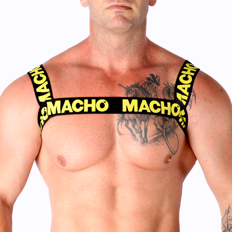 MACHO - ARNÊS DUPLO AMARELO - D-236851 - Dona Pimenta