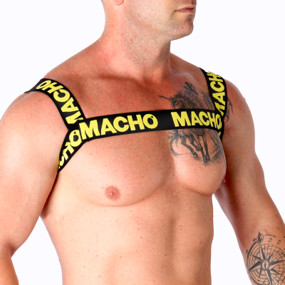 MACHO - ARNÊS DUPLO AMARELO - D-236851 - Dona Pimenta