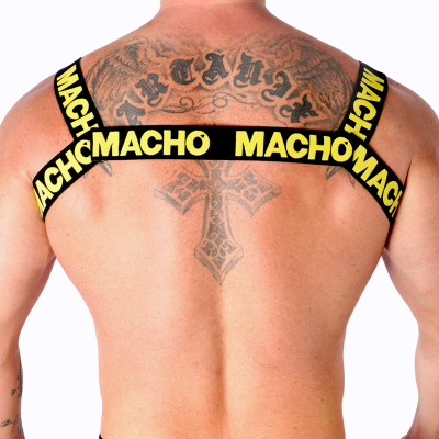 MACHO - ARNÊS DUPLO AMARELO - D-236851 - Dona Pimenta