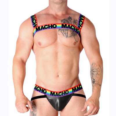 MACHO - ARNÊS DUPLO PRIDE LIMITED - D-236852 - Dona Pimenta