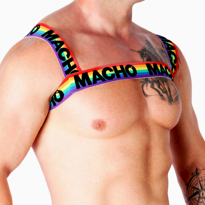 MACHO - ARNÊS DUPLO PRIDE LIMITED - D-236852 - Dona Pimenta