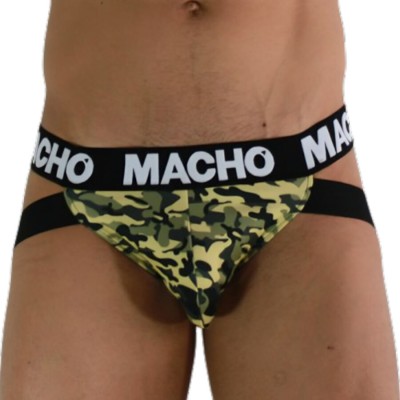 MACHO - MX28MV JOCK MILITAR VERDE S - D-241304 - Dona Pimenta