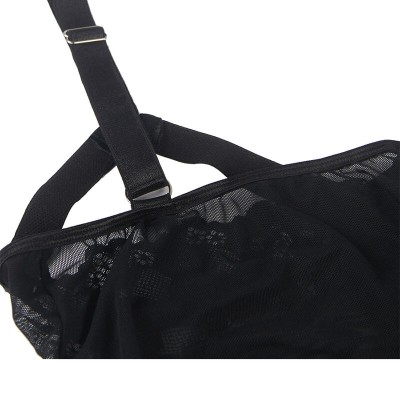 SUBBLIME - TEDDY COM ALA LIGA DETALHE PEITO PRETO S/M - D-239907 - Dona Pimenta