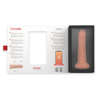 ONINDER - GRANDE VIBRADOR BOGOTÃ DILDO 9 VELOCIDADES NATURAL 22 CM -O- 4,5 CM - APLICATIVO GRATUITO - D-239509 - Dona Pimenta