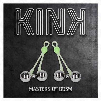 KINK - PINÃAS DE CRÃNIO LUMINOSAS COM ANEL SINOS AJUSTÃVEIS VERDE / PRATA - D-240983 - Dona Pimenta