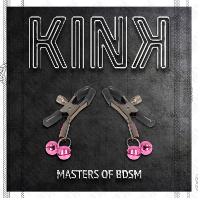 KINK - GRAMPO DE BICO DUPLO SINO ROSA 6 CM - D-240934 - Dona Pimenta