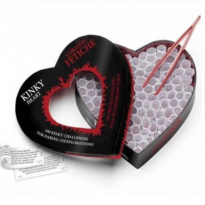 TEASE & PLEASE - KINKY HEART & CORAZON FETICHE - D26-3040 - Dona Pimenta