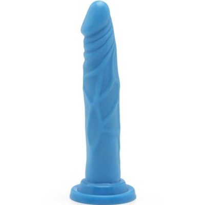 GET REAL - HAPPY DICKS DONG 19 CM AZUL - D-234584 - Dona Pimenta