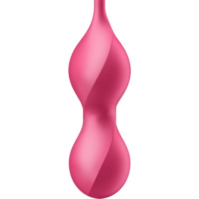 SATISFYER - LOVE BIRDS 2 BOLAS DE KEGEL VIBRANTES + APLICATIVO GRATUITO - D-239837 - Dona Pimenta