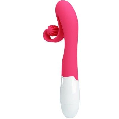 ROMANCE - VIBRADOR E ESTIMULADOR 30 VELOCIDADES COR-DE-ROSA - D-240550 - Dona Pimenta