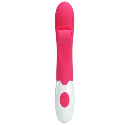 ROMANCE - VIBRADOR E ESTIMULADOR 30 VELOCIDADES COR-DE-ROSA - D-240550 - Dona Pimenta